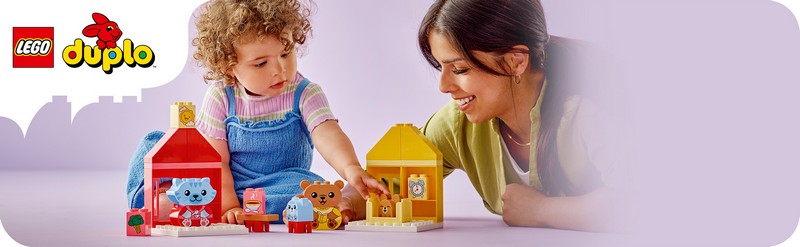 LEGO DUPLO 10414 Napi Rutin: Vacsora És Alvás